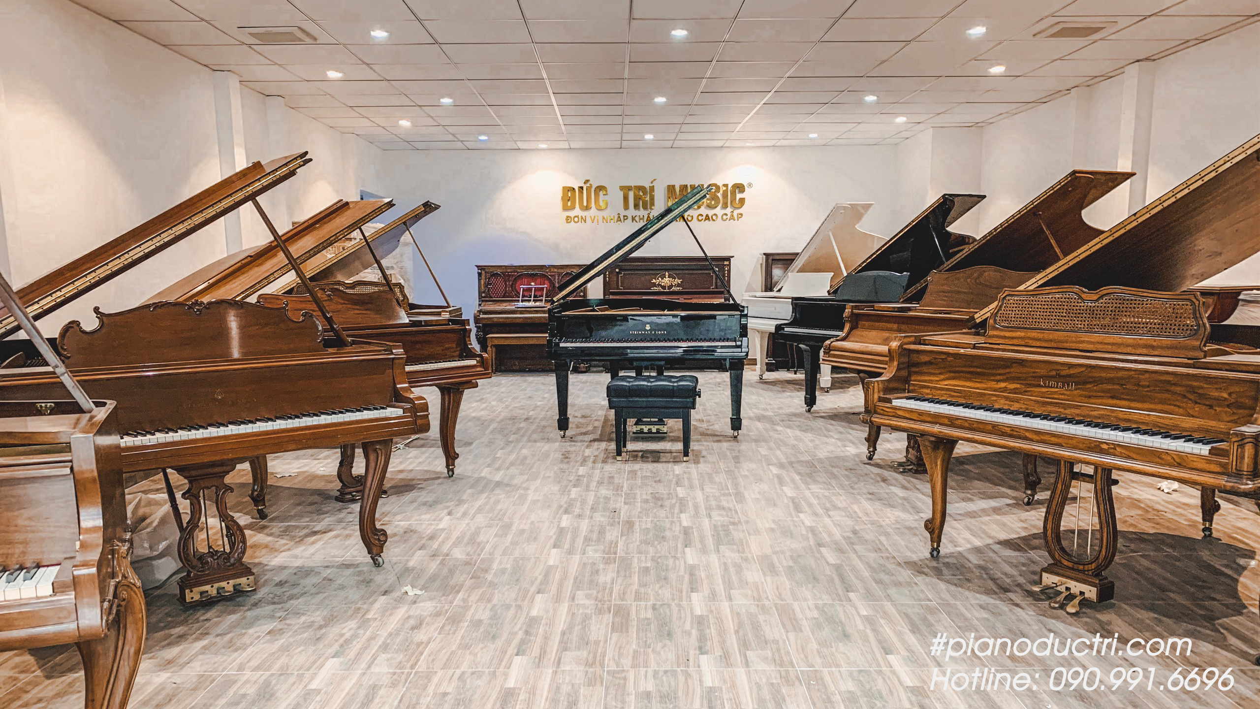 Shwroom trưng bày đàn Piano Piano Đức Trí