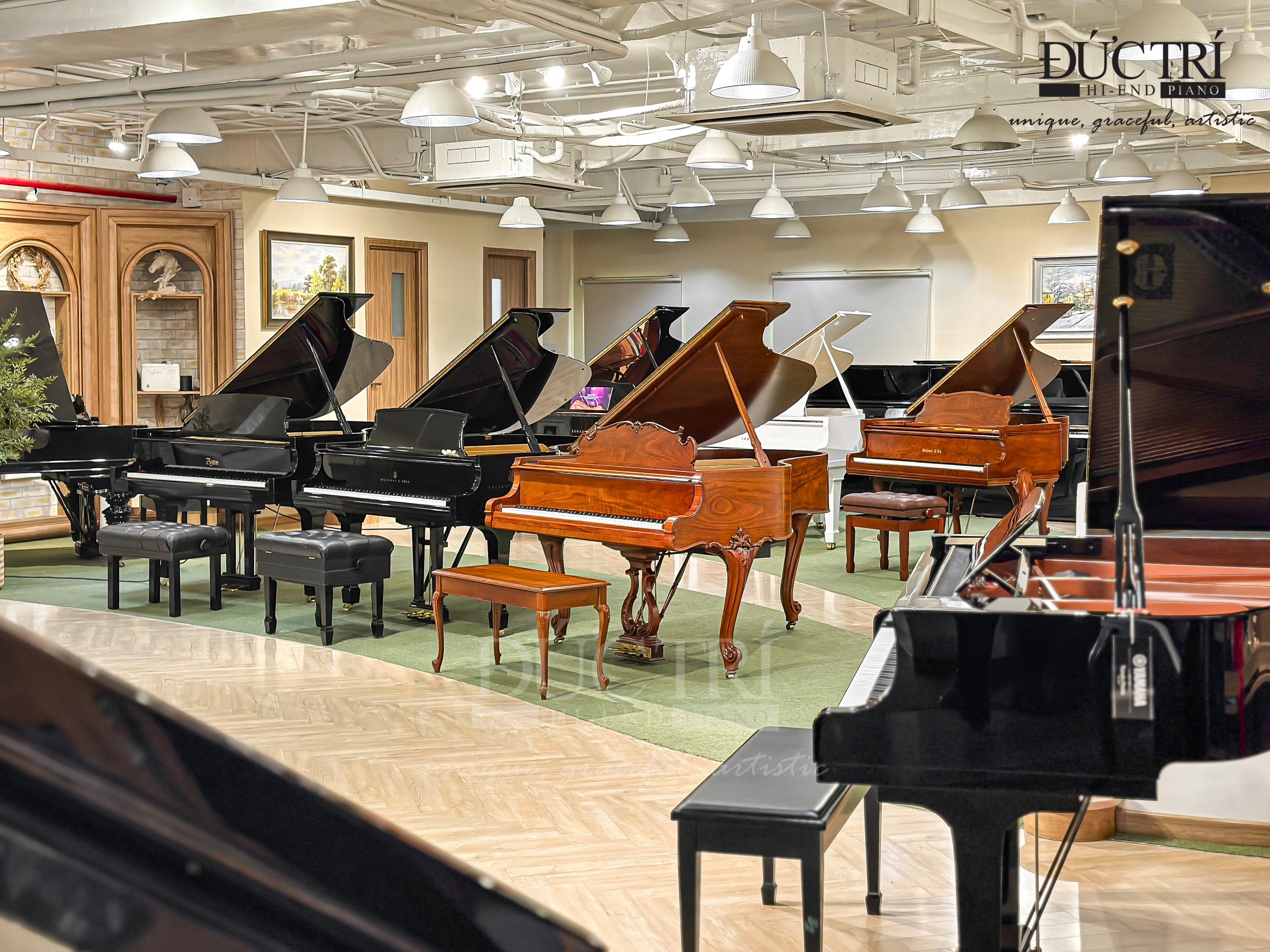 Hình ảnh showroom của Piano Đức Trí