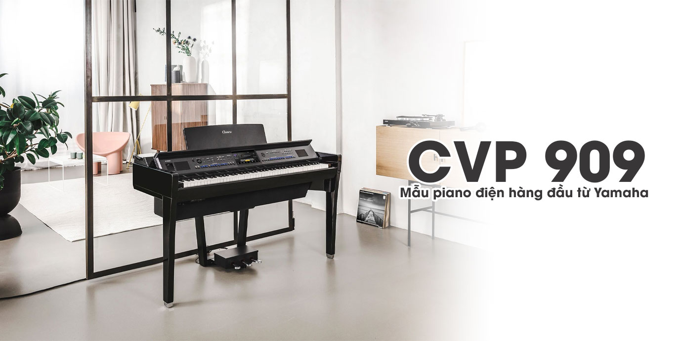 Yamaha CVP909 là mẫu Piano điện cao cấp nhất của hãng Yamaha 