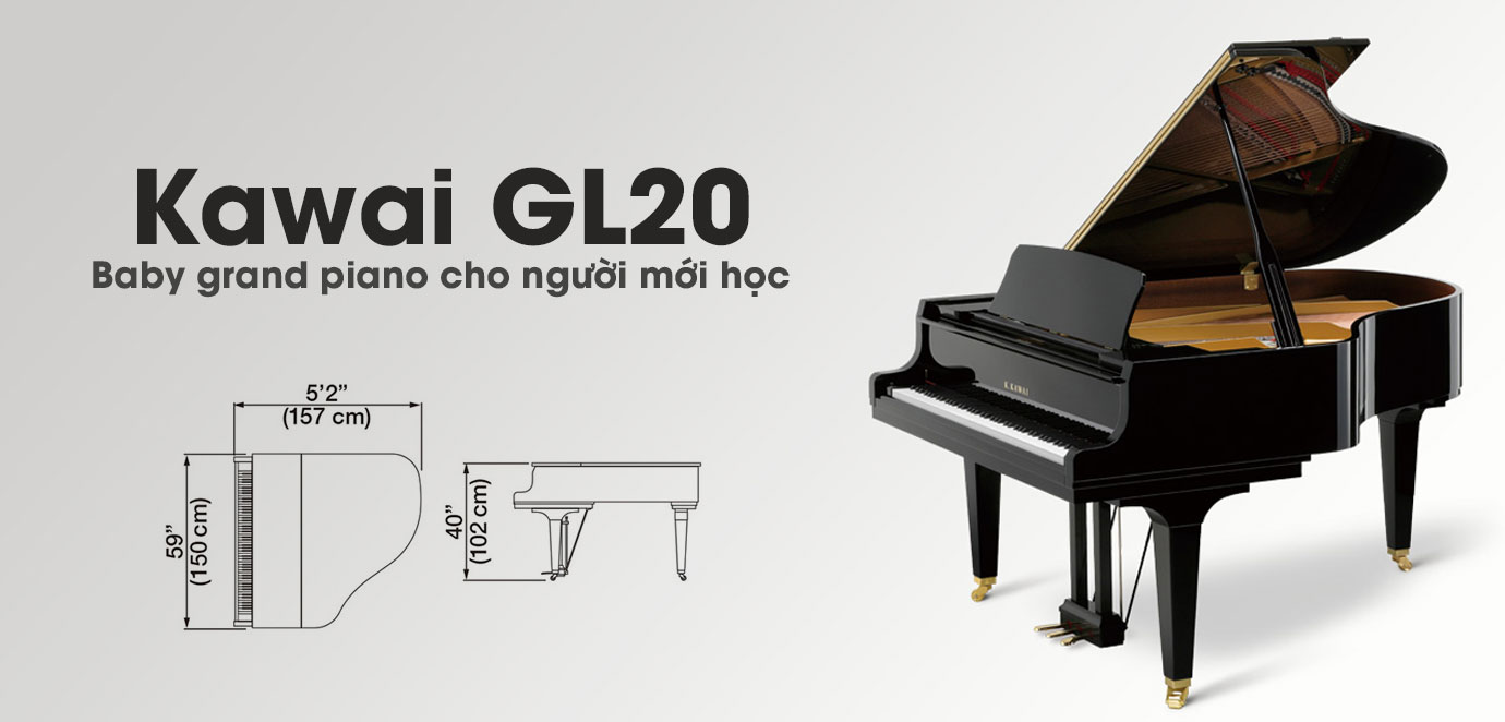 Đàn Grand Piano Kawai GL20 Piano Đức Trí