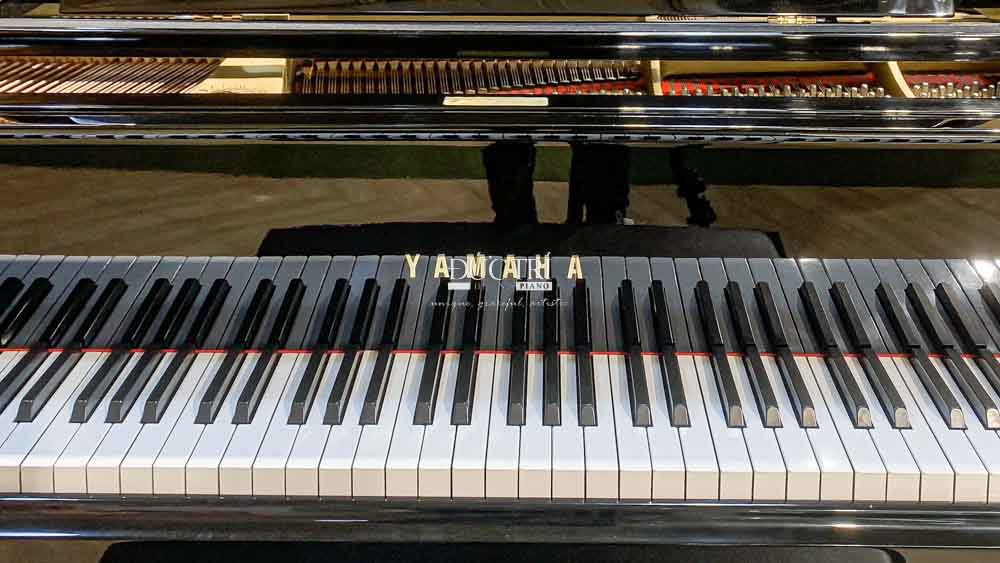 Yamaha G3B 24 Bàn phím của Đàn Piano Yamaha G3B có độ phản hồi tốt