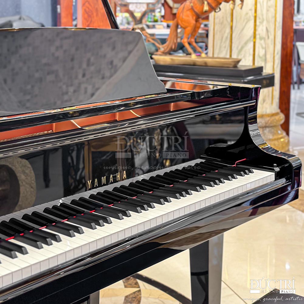 Phím đàn Piano Yamaha DC6X được làm từ gỗ mun