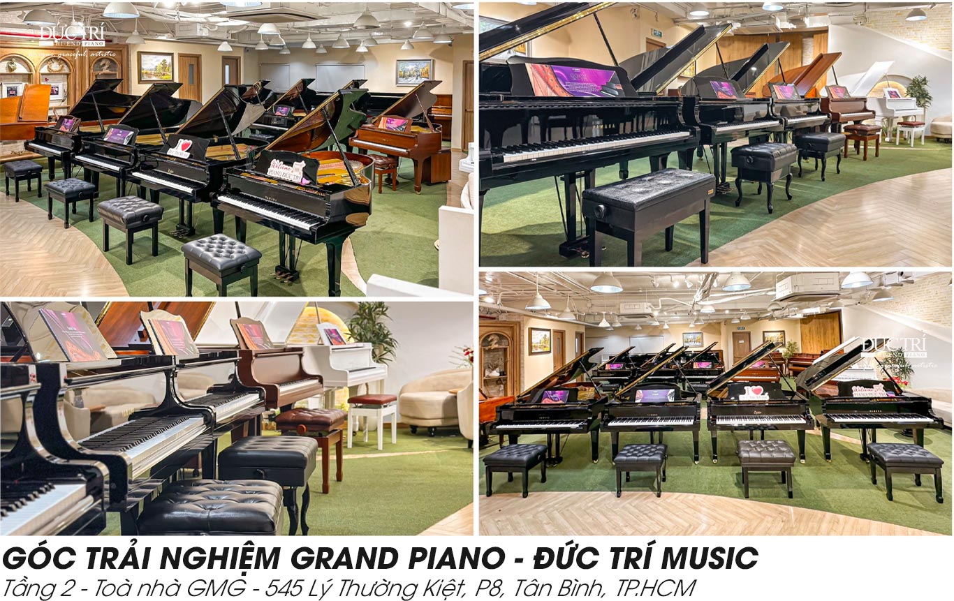 SHOWROOM Góc trải nghiệm đàn grand piano Piano Đức Trí