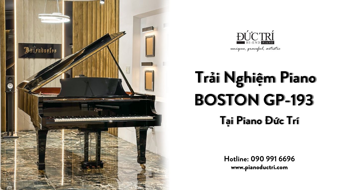 Grand piano Boston GP-193 tại Đức Trí Music