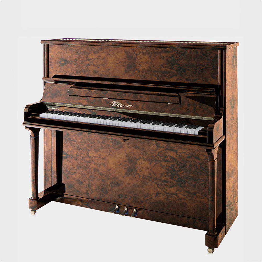 Bluthner B132 burl-walnut