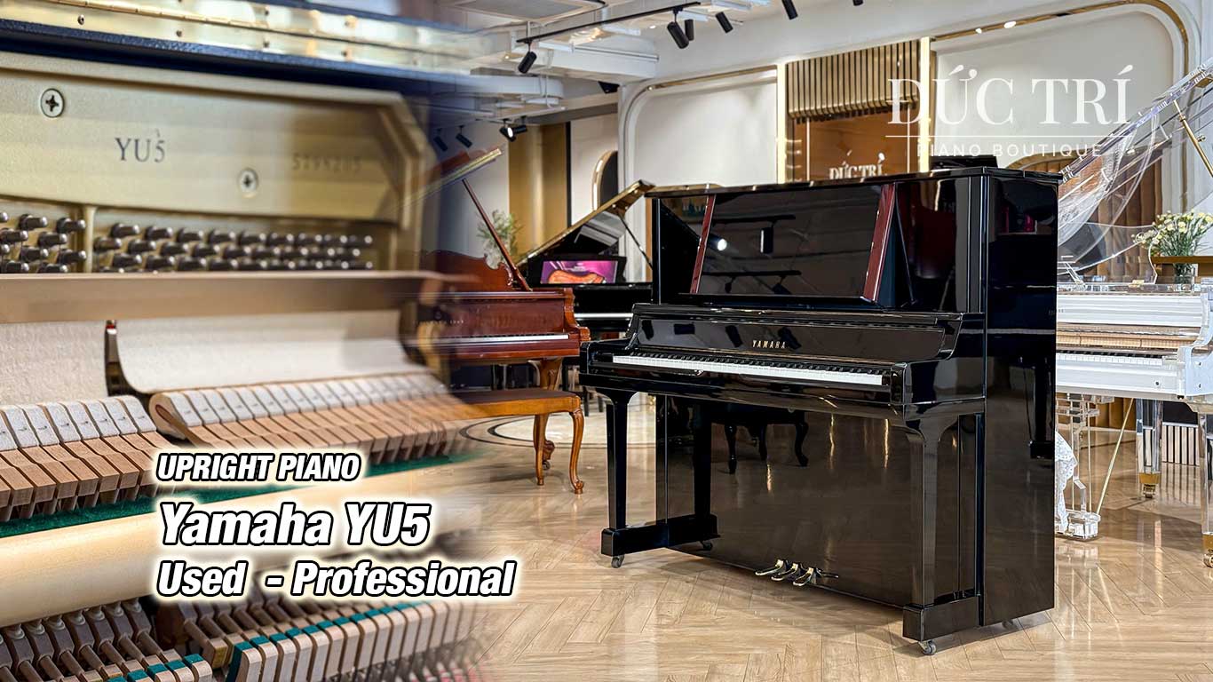 Yamaha YU5 1 Đàn Piano Yamaha YU5 đã qua sử dụng piano đức trí