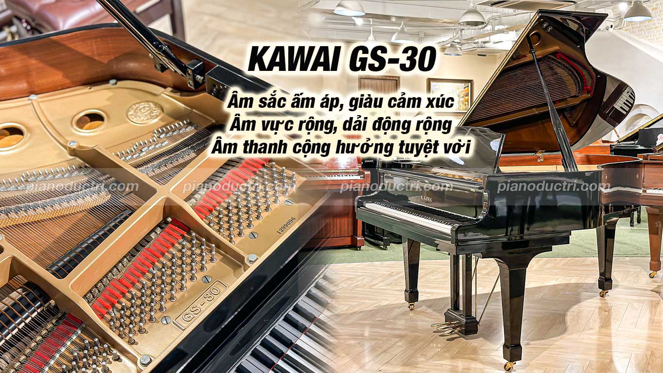 Kawai GS30 2 Đàn Grand Piano Kawai GS30 Cao Cấp tại Piano Đức Trí