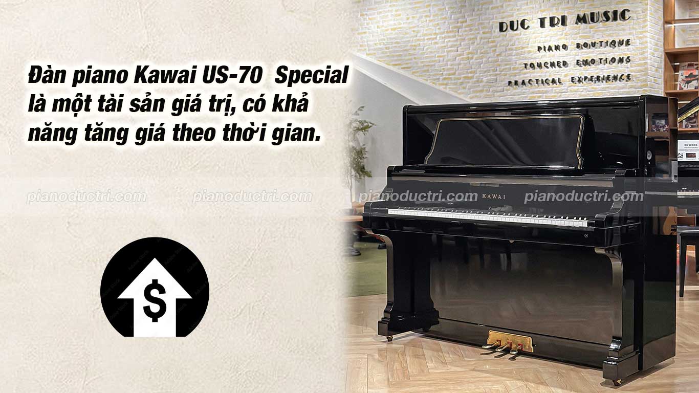 Đàn Piano upright Kawai US70 Special cao cấp tại Piano Đức Trí