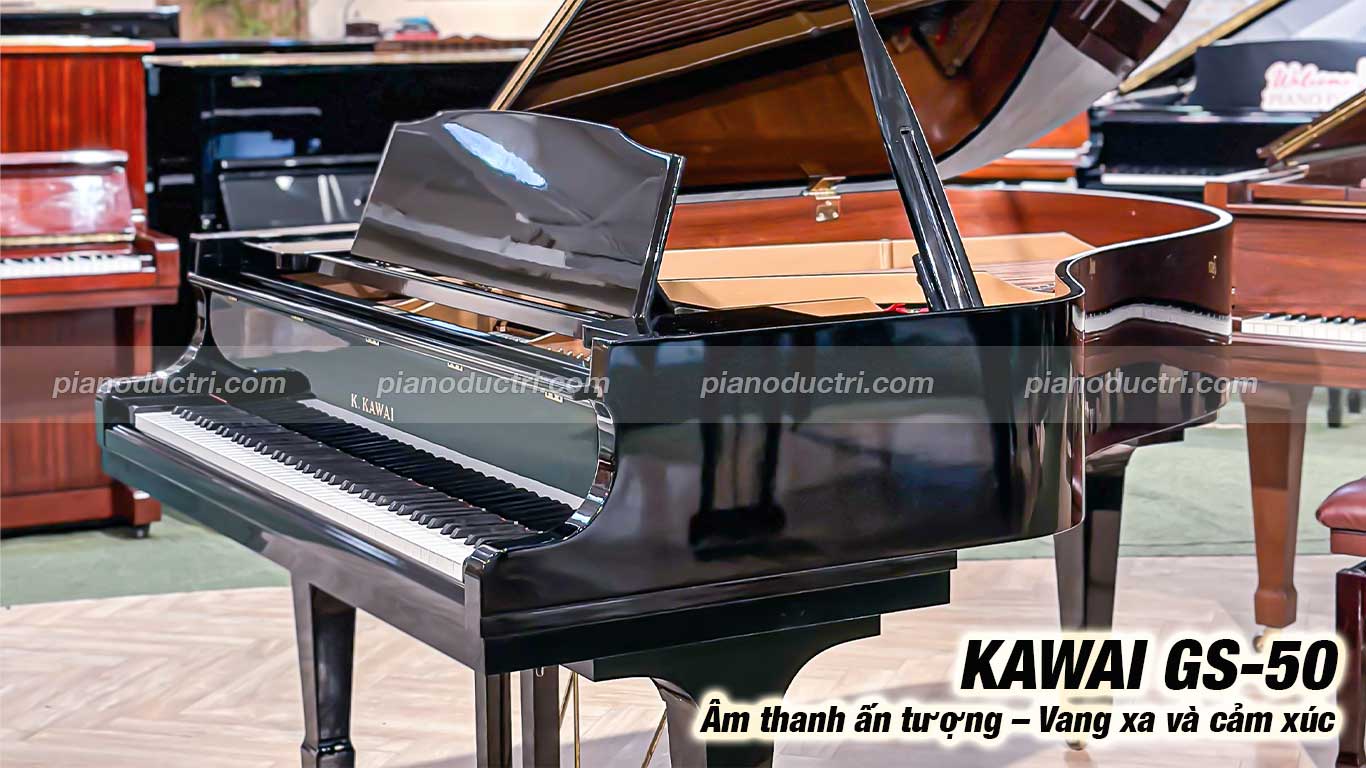 Đàn Grand Piano Kawai GS50 chất lượng tại Piano Đức Trí