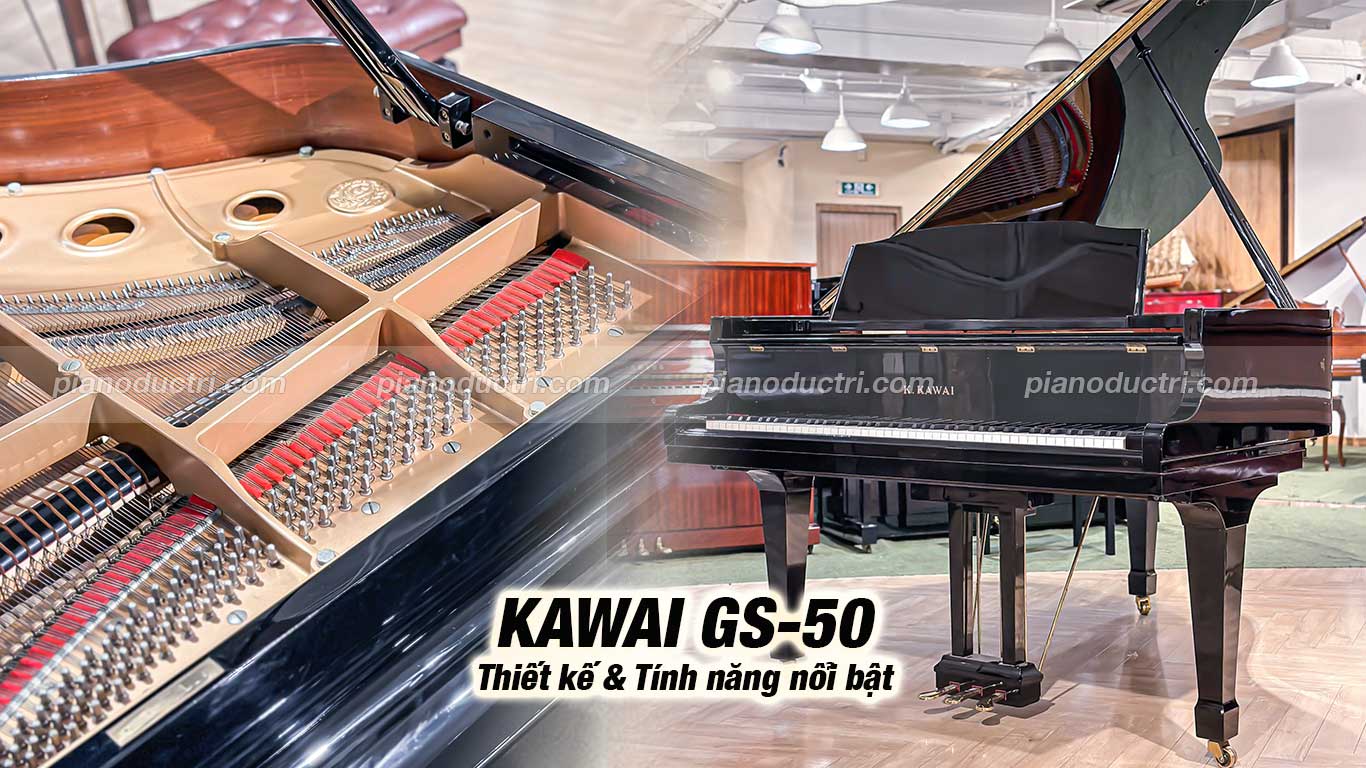 Đàn Grand Piano Kawai GS50 giá rẻ tại Piano Đức Trí