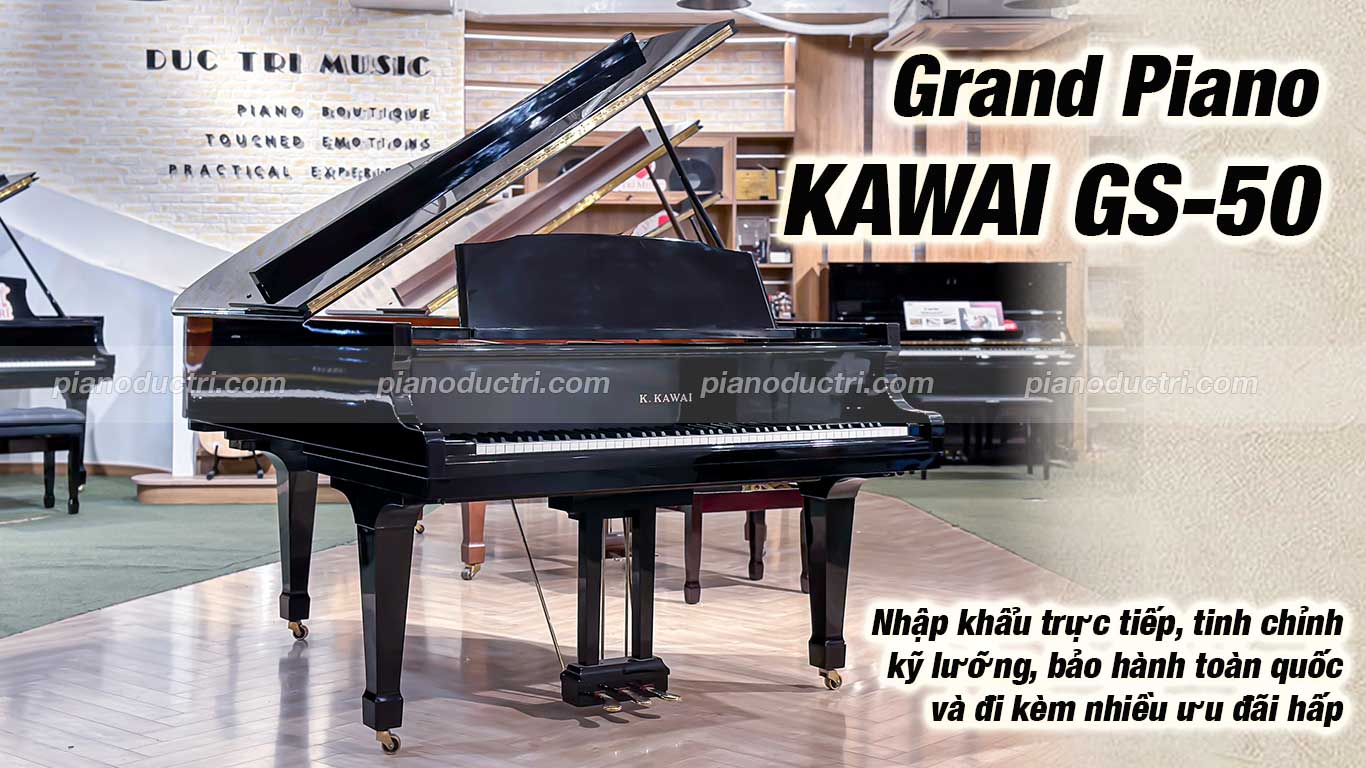 Đàn Grand Piano Kawai GS50 chất lượng tại Piano Đức Trí