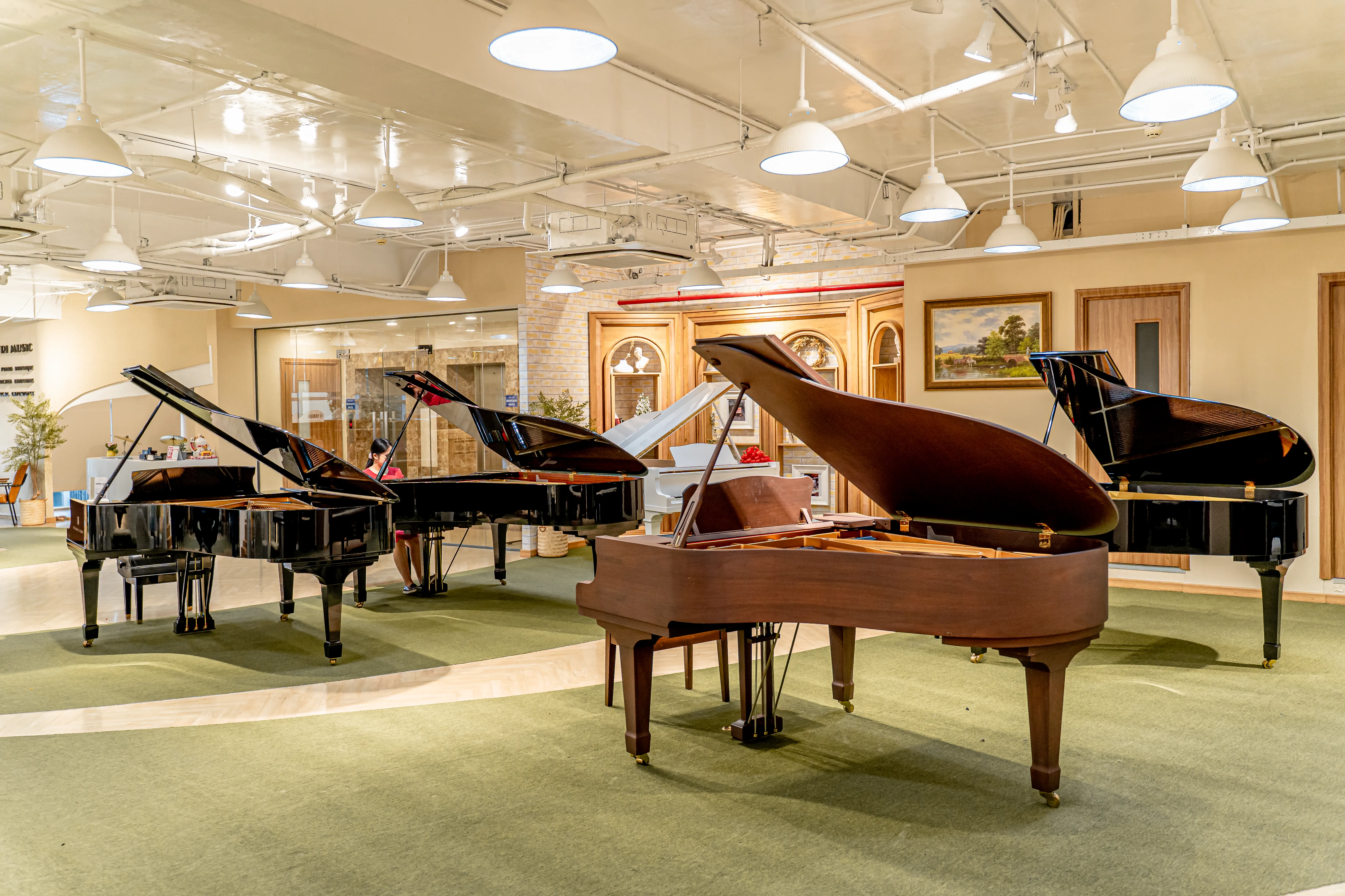 Boston UP126 7 Showroom bán đàn piano của Piano Đức Trí