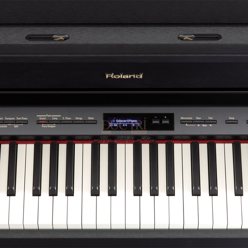 Roland HP-507 7 Logo và bàn phím chiếc đàn Roland HP-507