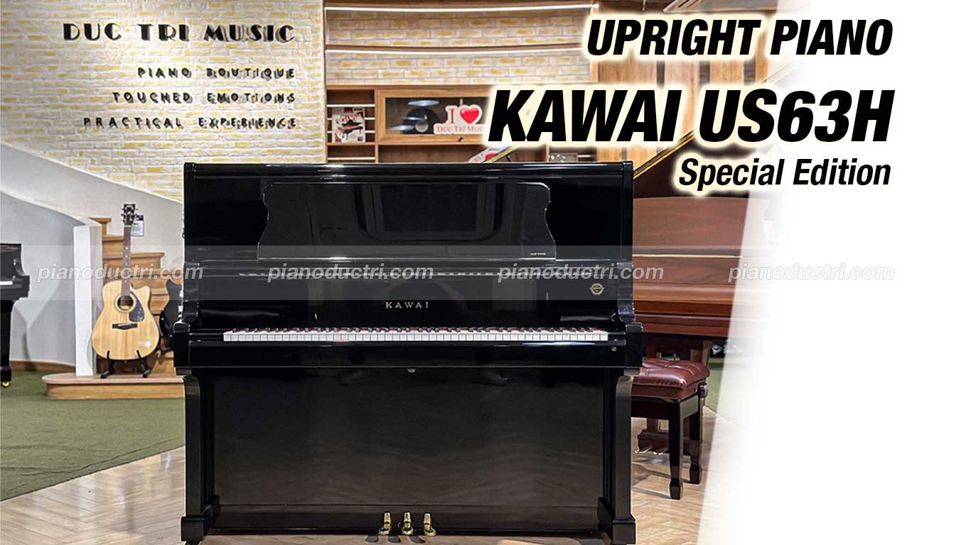 Piano Upright Kawai US63H Cao Cấp Tại Đức Trí Music