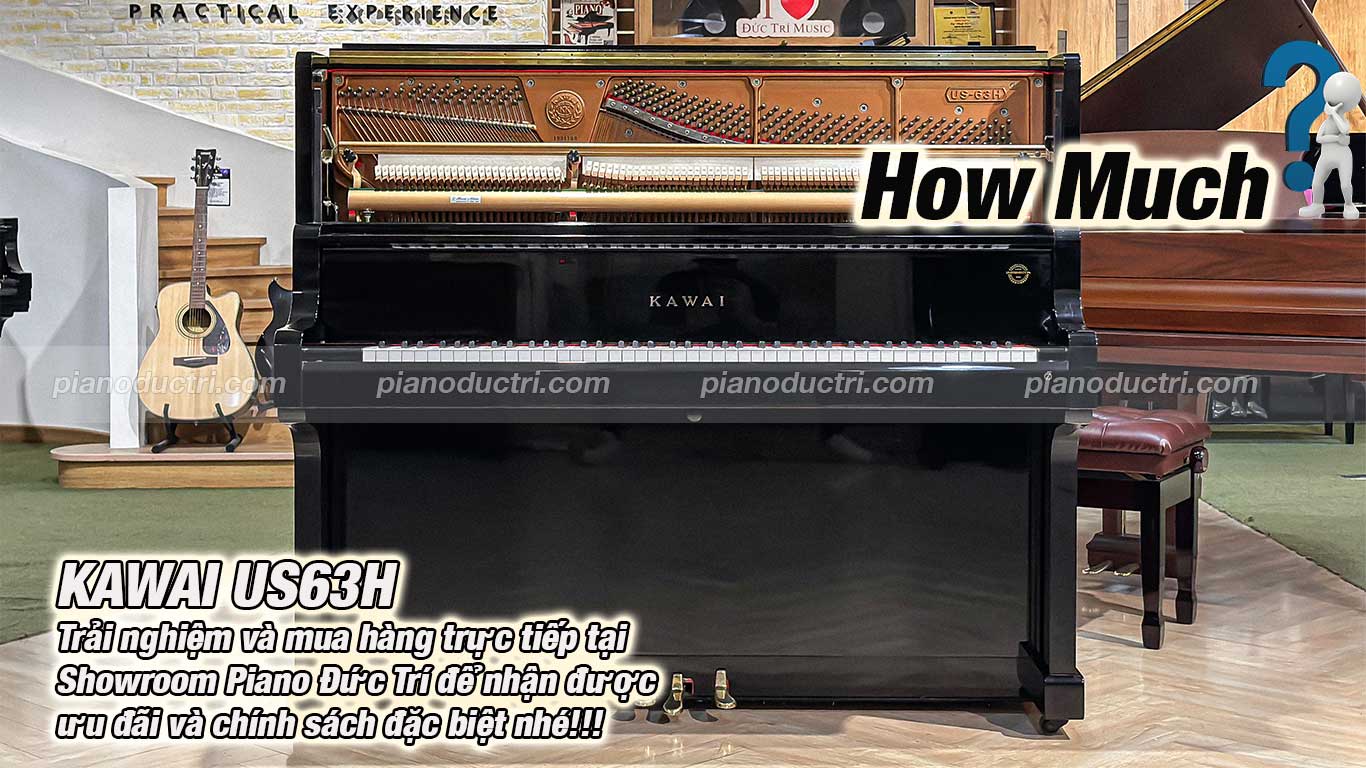 Piano Upright Kawai US63H Cao Cấp Tại Đức Trí Music