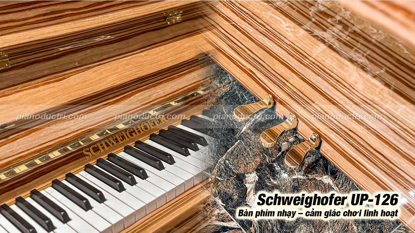 Đàn piano Schweighofer up126 cao cấp tại Piano Đức Trí