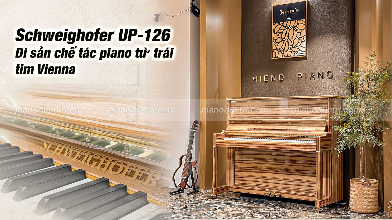 Đàn piano Schweighofer up126 cao cấp tại Piano Đức Trí