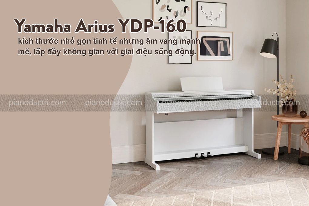 Đàn Piano Điện Yamaha YDP-160 chất lượng tại Piano Đức Trí