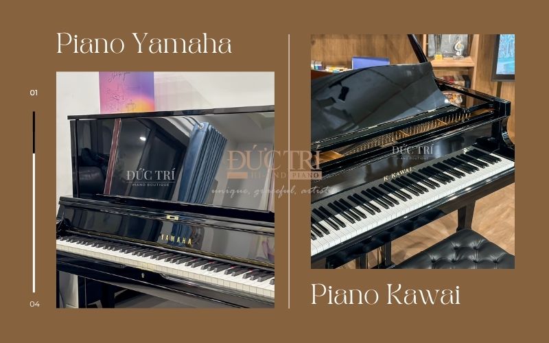 So sánh đàn piano Yamaha và Kawai​, nên mua dòng nào?