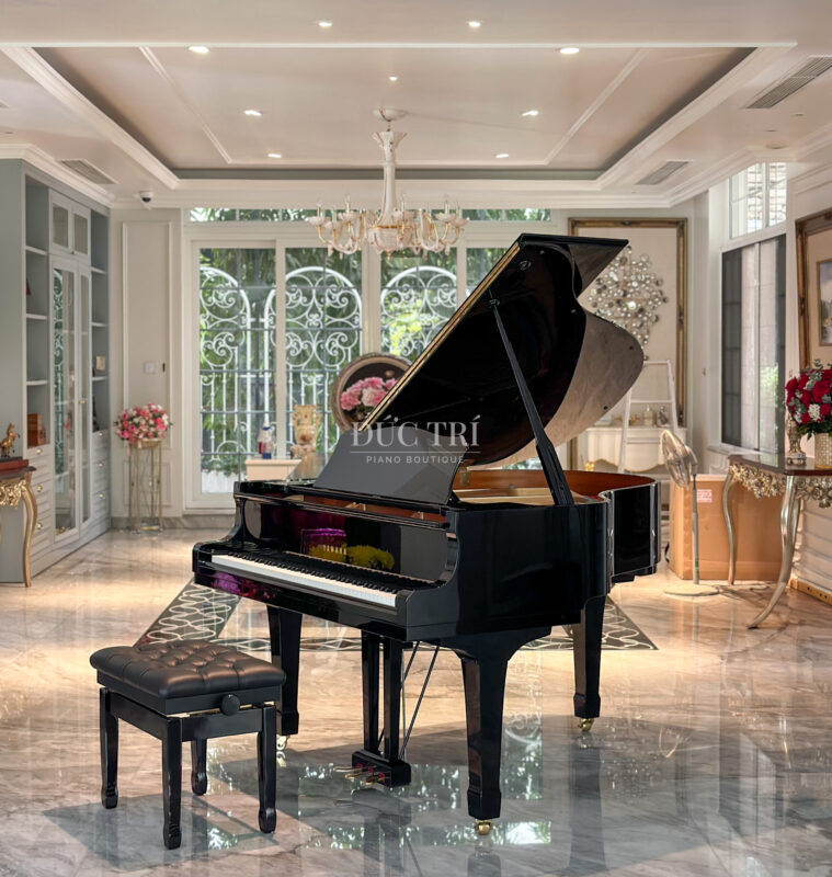 Bàn Giao Grand Piano Yamaha C1 Đến Cô Mai Hồng Quỳ 5 Góc cạnh của đàn Grand Piano Yamaha C1