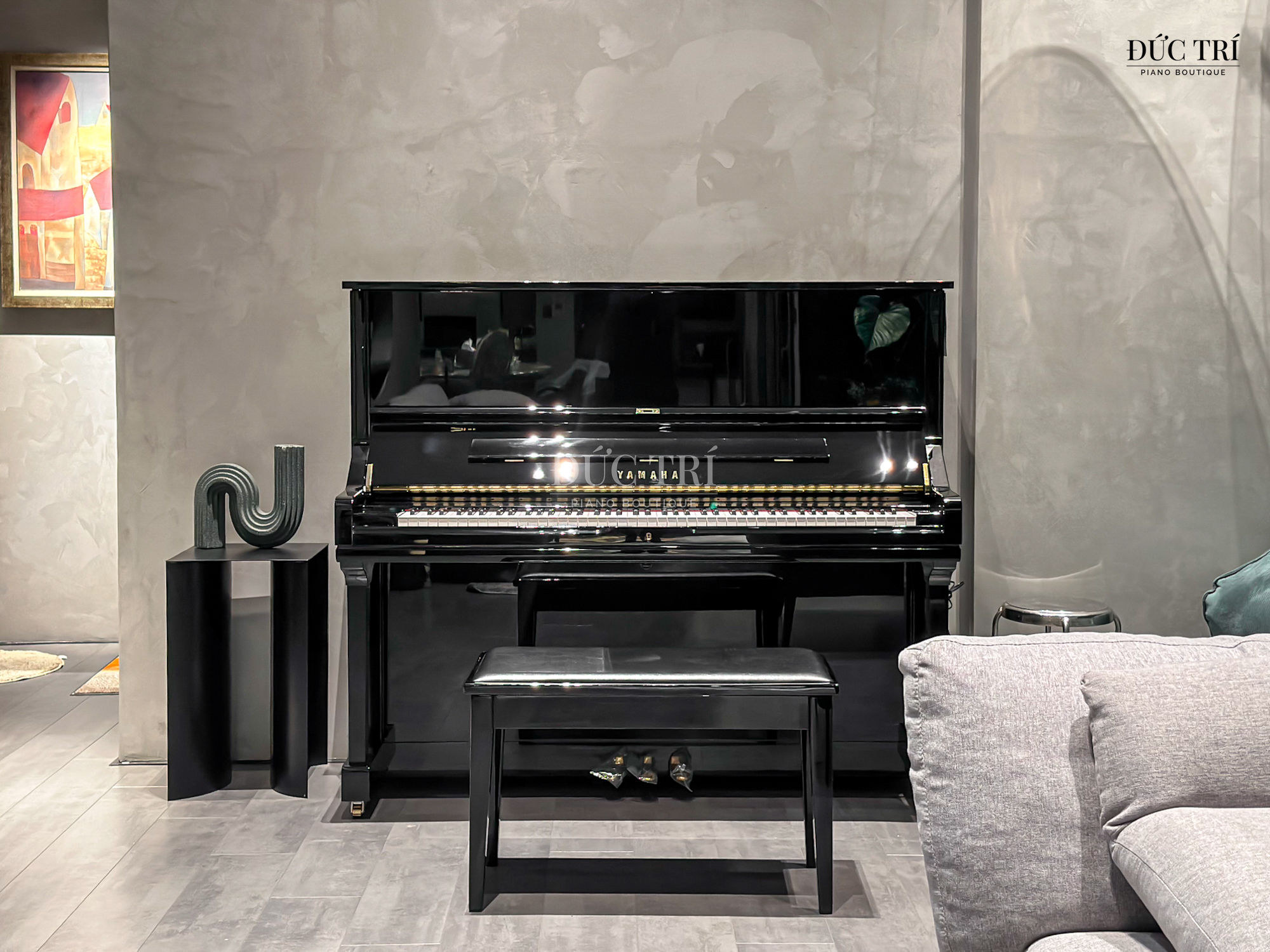 Bàn giao Yamaha U3PE New 2025 - Biểu tượng âm nhạc sang trọng tại Penthouse Đảo Kim Cương 1 Vẻ đẹp đàn Yamaha U3PE